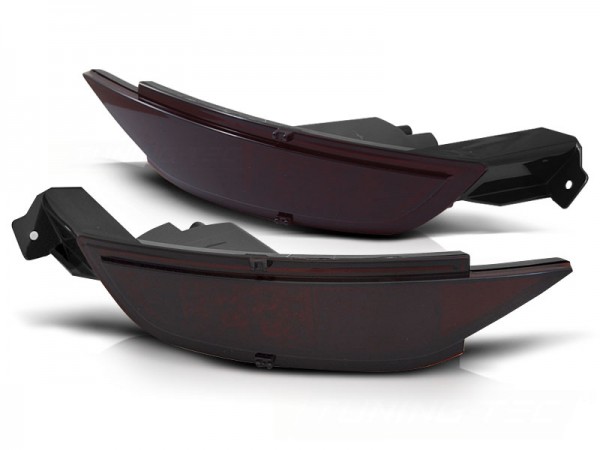 LED Nebelschlussleuchte für Ford Fiesta VI MK7 Bj. 08-17 Rot/Smoke