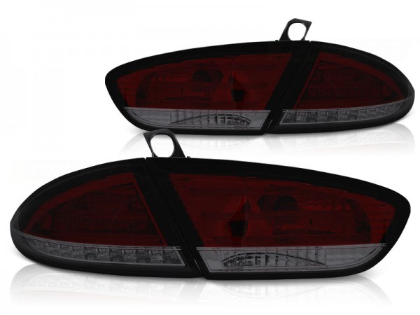 LED Rückleuchten für Seat Leon 1P1 Facelift Bj. 09-12 Rot/Smoke