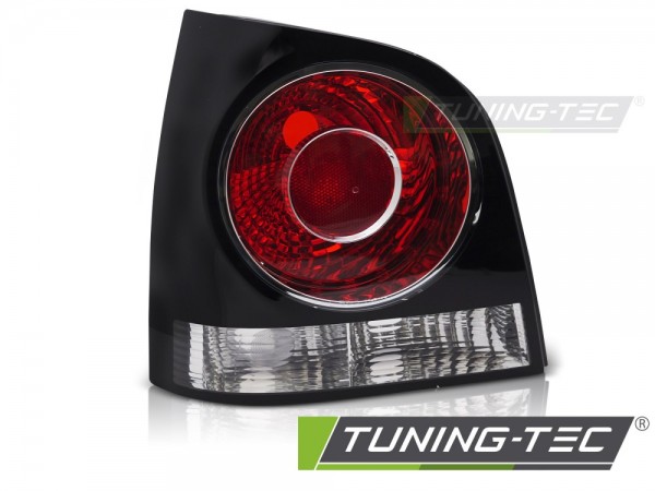 Rückleuchten Heckleuchten Set für VW Polo 4 9N3 Bj. 05-12 Schwarz TYC