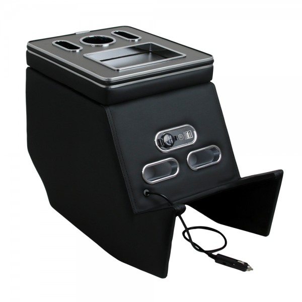 Mittelkonsole Staufach für Mercedes V-Klasse W447 Bj. 2014- mit USB und LED Beleuchtung