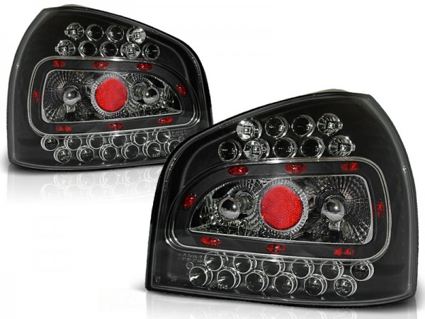 LED Rückleuchten für Audi A3 8L Bj. 96-03 Schwarz