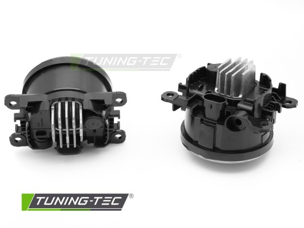 LED Nebelscheinwerfer Set Schwarz für Dacia Duster Logan Sandero Solenza