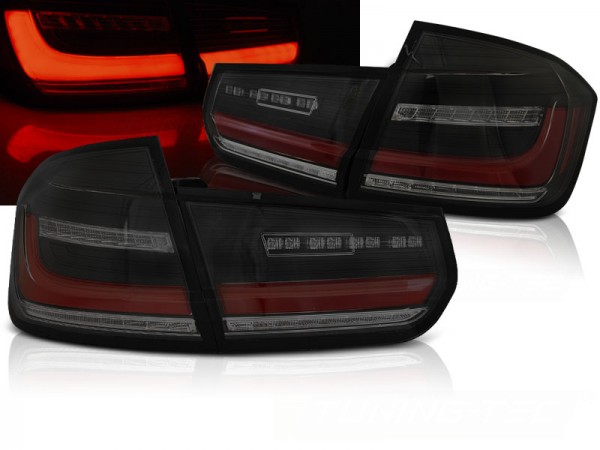 Voll LED Rückleuchten für BMW F30 Limo Bj. 11-19 Smoke dynamischer Blinker