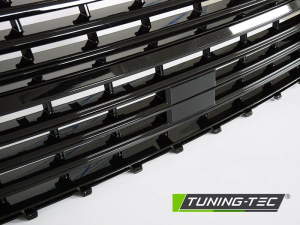 Sportgrill Kühlergrill ohne Emblem für VW T6.1 Bj. 2019- Schwarz Hochglanz
