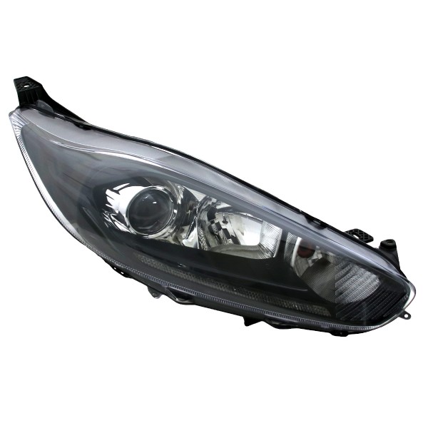 Scheinwerfer DRL LED Tagfahrlicht für Ford Fiesta MK7 Bj. 13-17 Schwarz