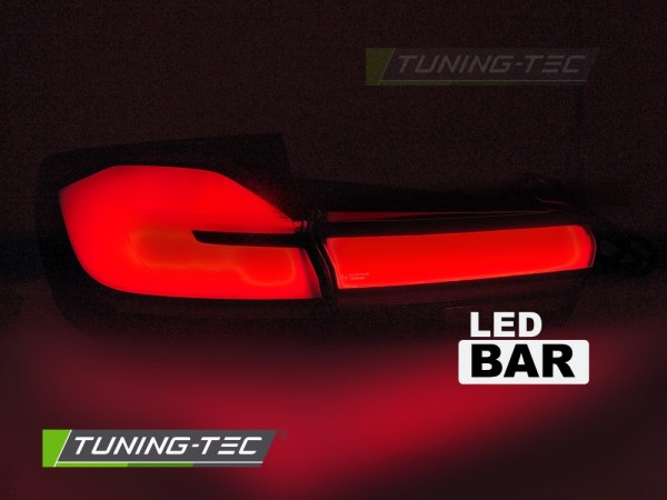 Voll LED Lightbar Rückleuchten für BMW F11 Touring Bj. 10-16 Rot/Schwarz