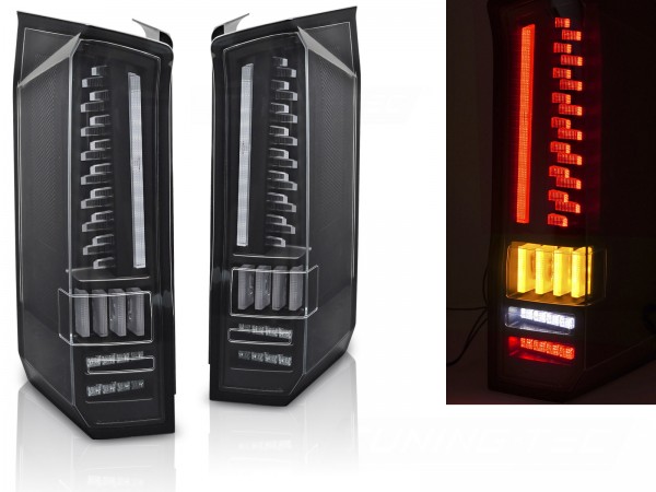 Voll LED Rückleuchten für VW Crafter 2 / MAN TGE Bj. 2016- Schwarz