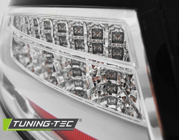 LED Lightbar Rückleuchten für Audi A5 Coupe Sportback Bj. 07-11 Chrom