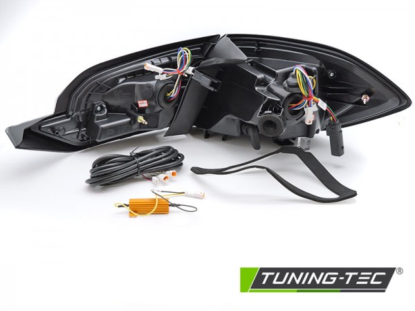 Voll LED Lightbar Rückleuchten für Ford Fiesta MK8 Bj. 17-23 Smoke