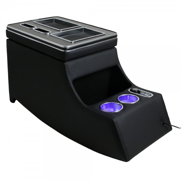 Mittelkonsole Staufach für Mercedes Vito W639 Bj. 03-14 mit USB und LED Beleuchtung