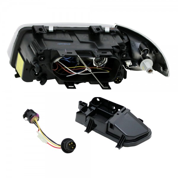 Scheinwerfer Angel Eyes für Audi A4 B5 Bj. 94-98 Schwarz