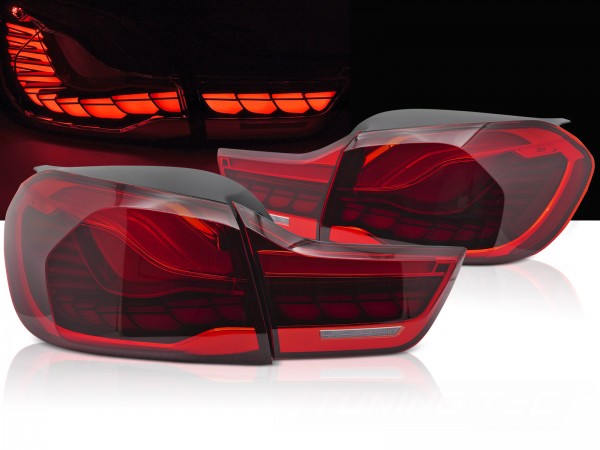 Voll LED Rückleuchten für BMW F32 F33 F82 Bj. 13-21 Rot in OLED Technik dynamischer Blinker