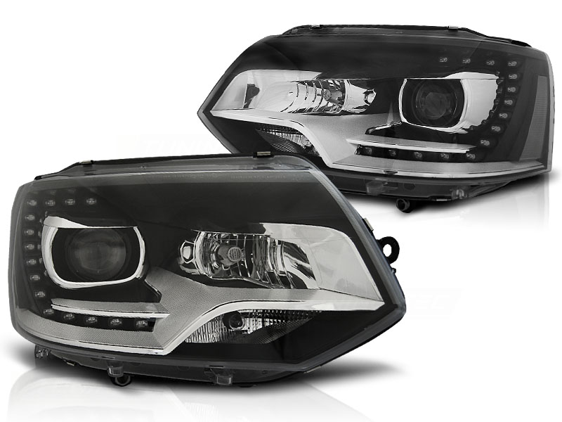 Scheinwerfer DRL LED Tagfahrlicht für VW T5 GP Facelift Bj. 10-15