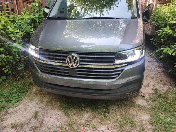 Voll LED Scheinwerfer Tagfahrlicht für VW T6.1 Bj. 19-24 Schwarz mit dynamischem Blinker