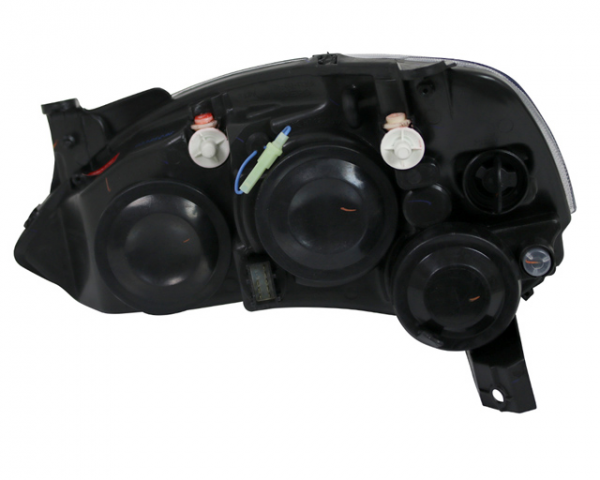 Scheinwerfer Angel Eyes für Opel Corsa C Bj. 00-06 Chrom