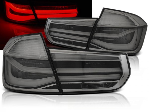 LED Lightbar Rückleuchten für BMW F30 Limo Bj. 11-15 Smoke