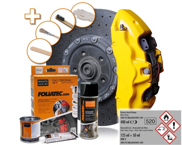 FOLIATEC Bremssattellack Speed Gelb Bremssattelfarbe Bremssattel 2161