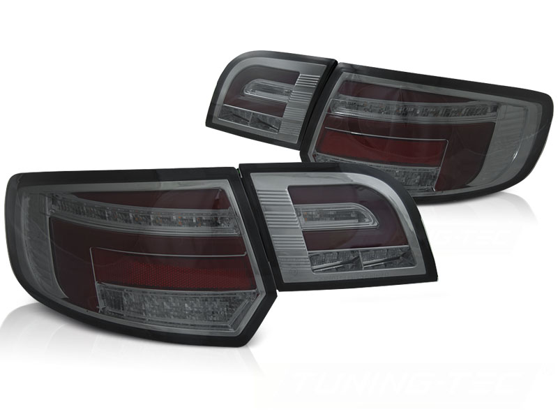 Voll LED Lightbar Design Rückleuchten für Audi A3 8P Sportback 03-08 rauch  mit dynamischem Blinker