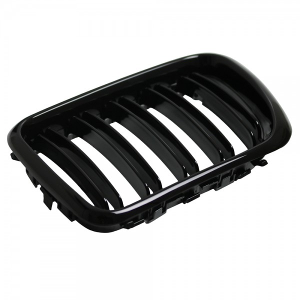 Nieren Kühlergrill Frontgrill für BMW E36 Bj. 96-99 Schwarz Klavierlack Doppelsteg