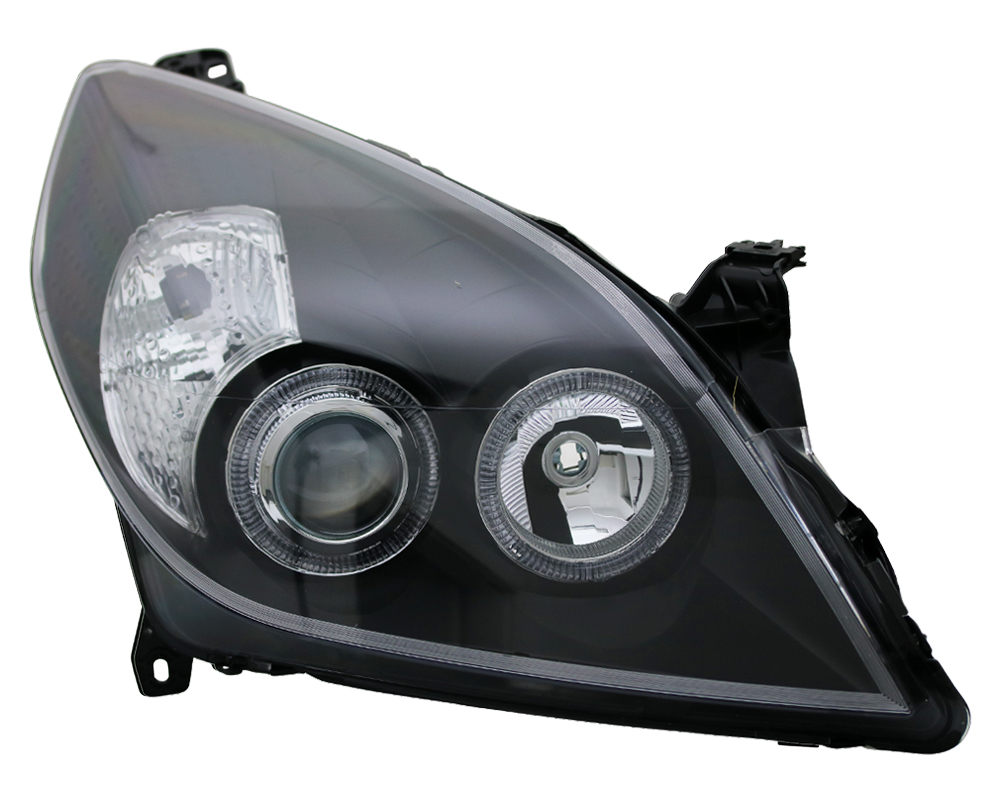 Scheinwerfer Angel Eyes für Opel Vectra C / Signum Facelift Bj. 05-08 Schwarz