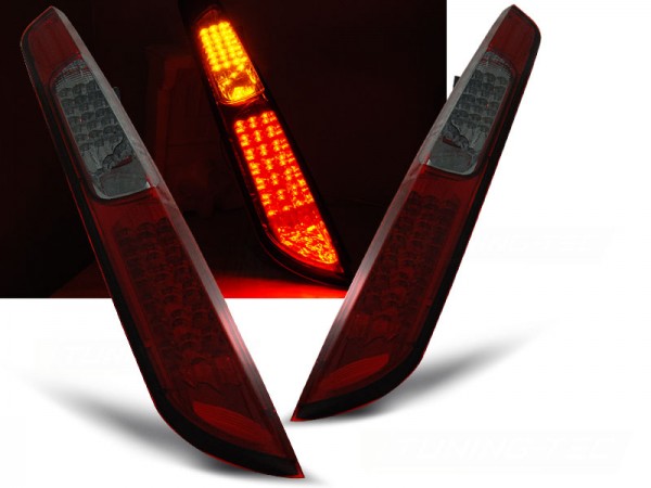 LED Rückleuchten für Ford Focus MK2 Bj. 04-08 Rot/Smoke