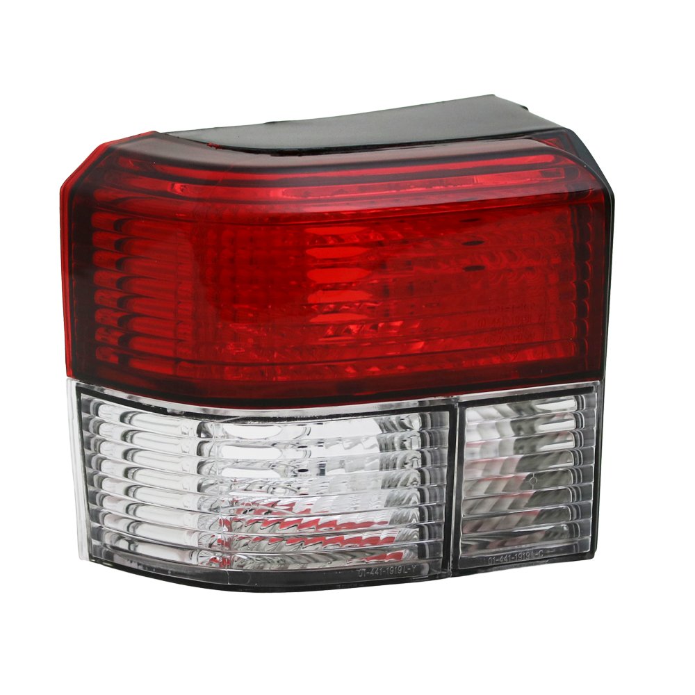 Rückleuchten Klarglas für VW T4 Bus Bj. 90-03 Rot/Chrom