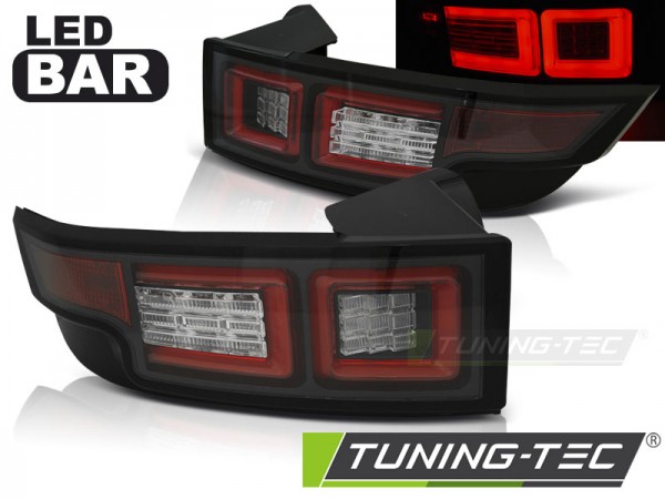 LED Lightbar Rückleuchten für Land Rover Range Rover Evoque Bj. 11-18 Schwarz