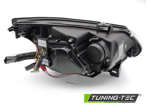 Xenon Scheinwerfer Angel Eyes für BMW 5er E60 E61 Bj. 05-07 Schwarz LED Blinker