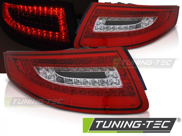 LED Rückleuchten für Porsche 911 997 Bj. 04-08 Rot/Chrom