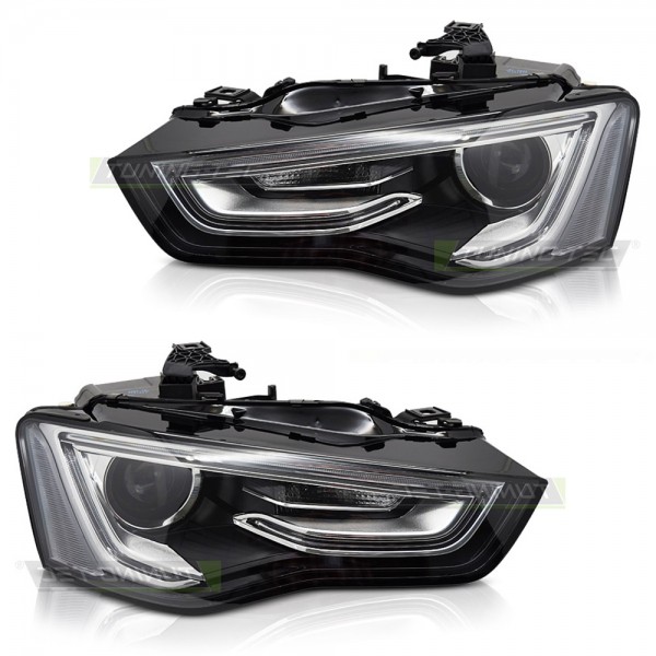 Scheinwerfer Xenon Set für Audi A5 8T 8F Bj. 12-17 Stellmotor DRL D3S LED