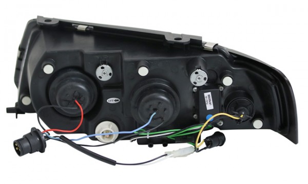 Scheinwerfer LED Tagfahrlicht Optik für VW Passat 3B Bj. 96-00 Schwarz