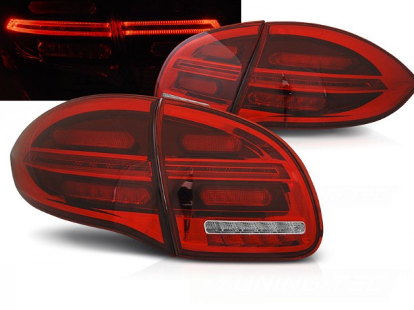 Voll LED Rückleuchten für Porsche Cayenne 958 92A Bj. 10-14 Rot