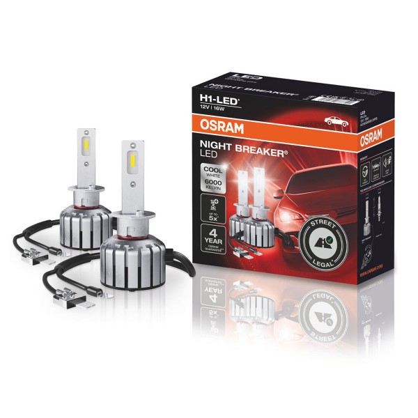OSRAM Night Breaker H1 LED Glühlampe +220% Scheinwerfer Straßenzulassung 6000K