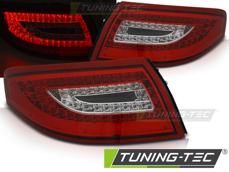 LED Rückleuchten für Porsche 911 996 Bj. 1997-2006 Rot/Chrom