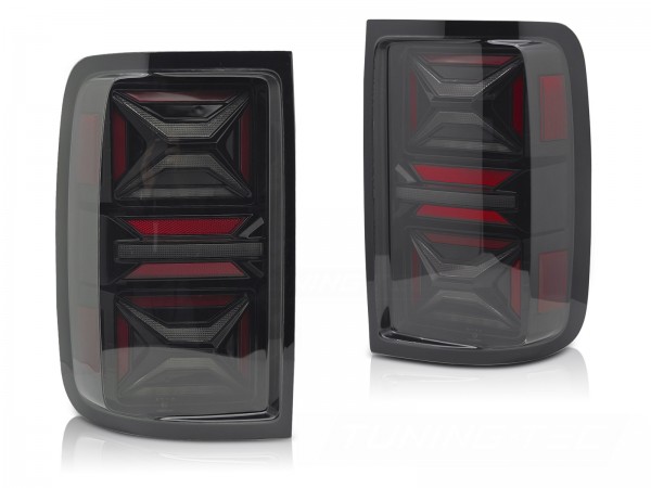 LED Lightbar Rückleuchten für VW Amarok I Bj. 10-20 Smoke