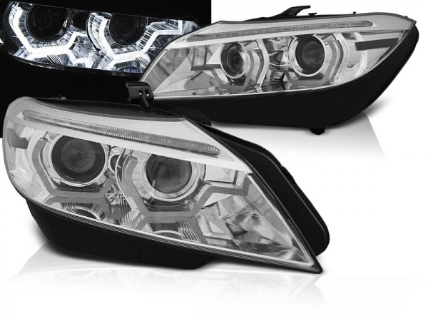 Xenon Scheinwerfer DRL LED Tagfahrlicht für BMW Z4 E89 Bj. 09-13 Chrom AFS