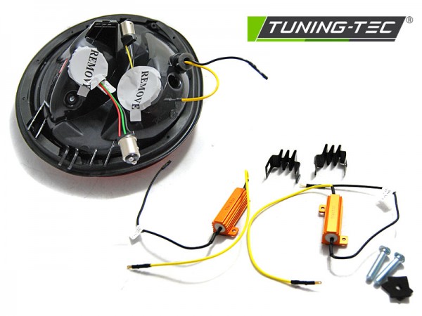 LED Lightbar Rückleuchten für VW New Beetle Bj. 98-05 Smoke dynamischer Blinker