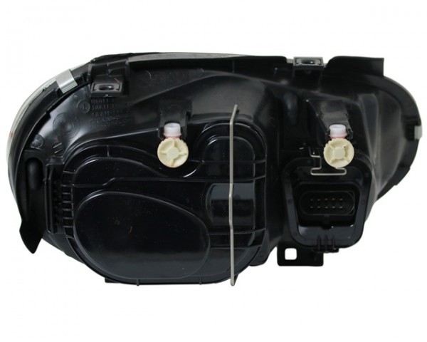 Scheinwerfer Klarglas für VW Golf 4 Bj. 97-03 Schwarz mit Nebelscheinwerfer