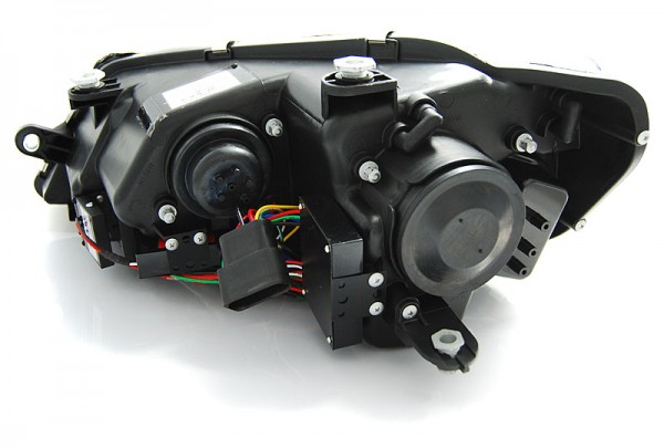 Scheinwerfer DRL LED Tagfahrlicht für VW Jetta 6 Bj. 11-18 Schwarz LTI