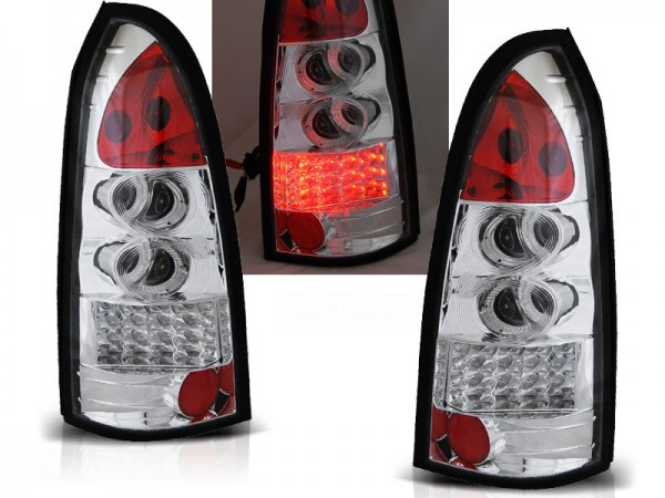 LED Rückleuchten für Opel Astra G Caravan Bj. 98-04 Chrom