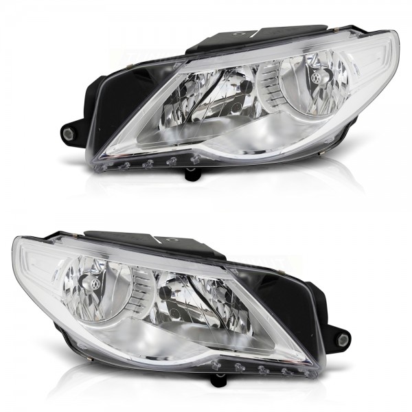 Scheinwerfer Halogen Set für VW Passat CC 357 Bj. 08-12 Motor H7 Kurvenlicht