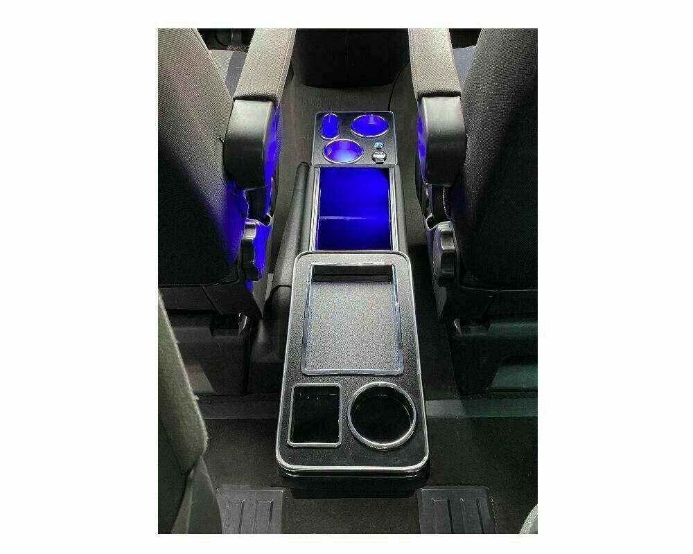 Staufach Mittelkonsole Ablage LED Beleuchtung USB für Toyota VW T5 T6  Multivan