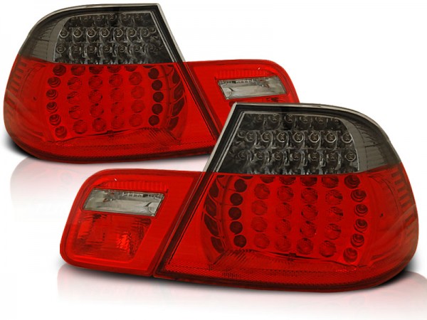 LED Rückleuchten für BMW E46 Cabrio Bj. 00-03 Rot/Smoke
