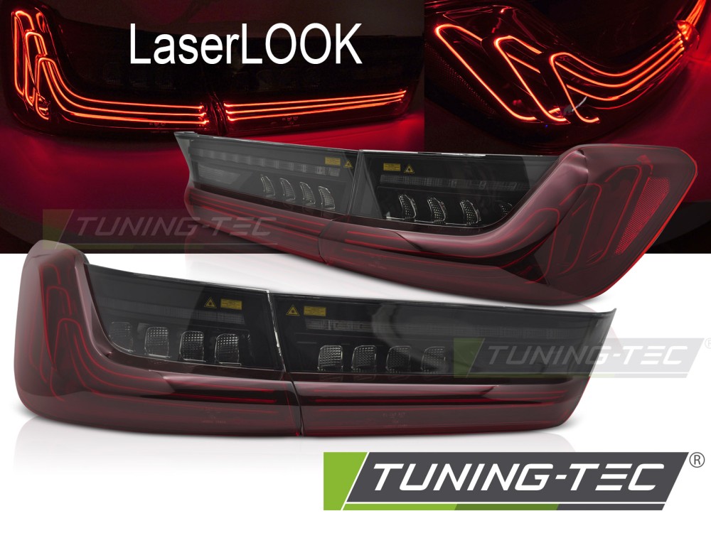 LED Rückleuchten für BMW 3er G20 Bj. 2019-2022 Rot Laser-Look