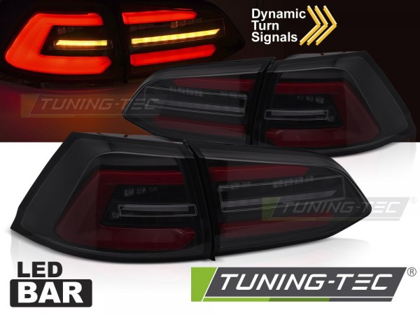 Voll LED Lightbar Rückleuchten für VW Golf 7 (VII) Variant Bj. 13-17 Smoke rote Lightbar