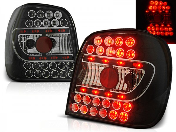 LED Rückleuchten für VW Polo 6N Bj. 94-99 Schwarz
