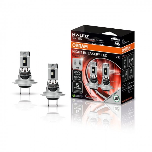 OSRAM NIGHT BREAKER H7 LED SPEED 6000K für BMW 1er F20 F21 2012-2019