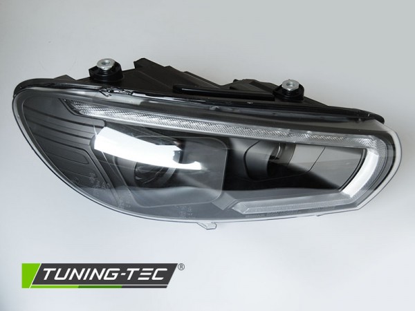 Xenon Scheinwerfer LED Tagfahrlicht für VW Scirocco 3 Bj. 08-14 Schwarz mit dynamischem Blinker