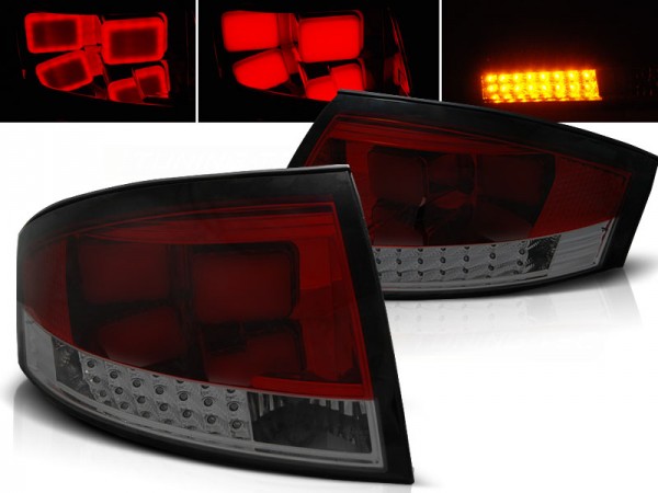 LED Rückleuchten für Audi TT 8N Bj. 98-06 Rot/Smoke