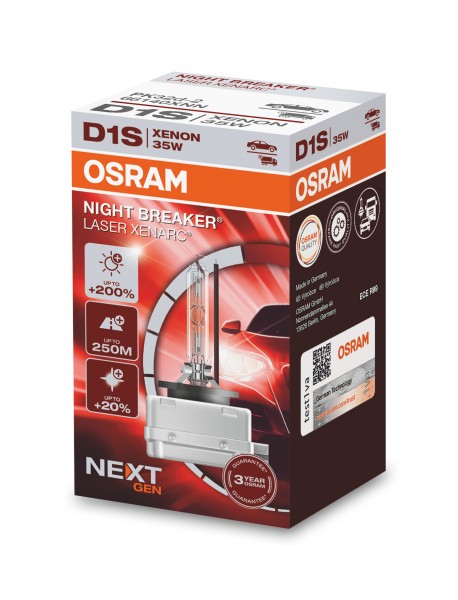 OSRAM D1S 35W 66140XNN XENARC® NIGHT BREAKER® LASER +200%